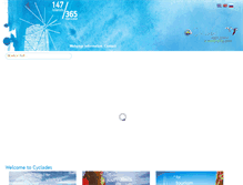 Tablet Screenshot of cyclades-tour.gr